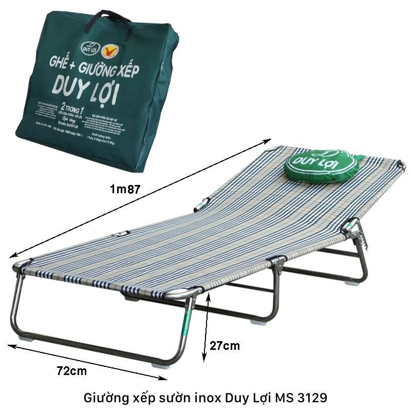 Kích thước Giường xếp Duy Lợi