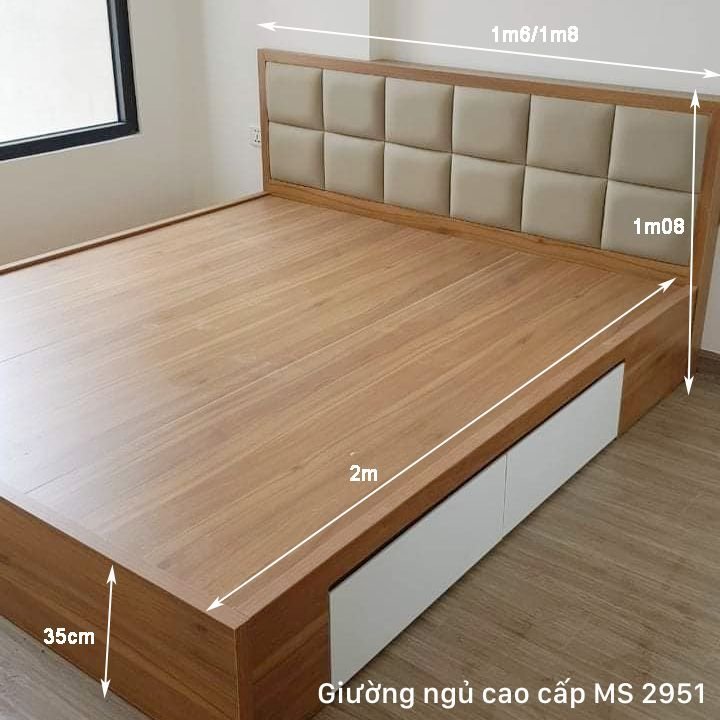 Kích thước giường ngủ hiện đại cao cấp