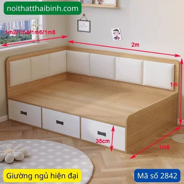Kích thước giường ngủ có hộc để đồ Kích thước giường ngủ có hộc để đồ