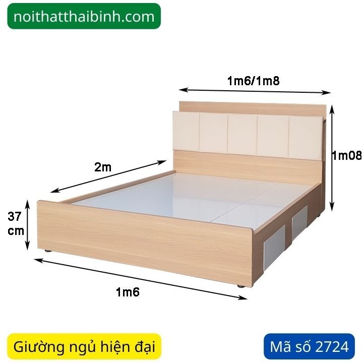 Kích thước giường ngủ hiện đại