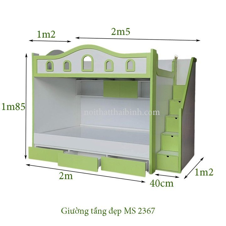 3 kích thước mẫu giường 2 tầng đẹp 3 kích thước mẫu giường 2 tầng đẹp