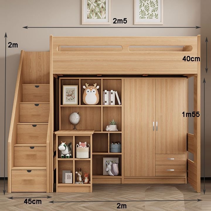 Kích thước giường tầng kết hợp tủ áo Kích thước giường tầng kết hợp tủ áo