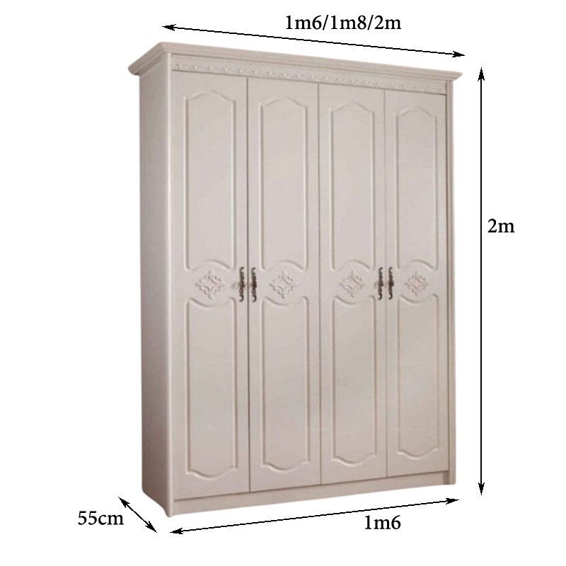 Tủ áo quần cao cấp MS 6343