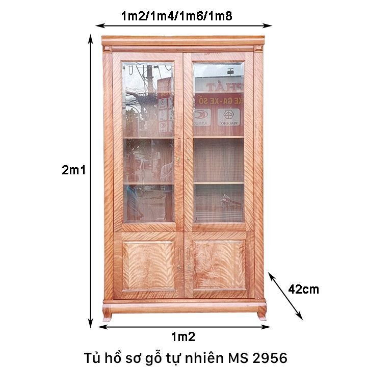 Kích thước tủ gỗ đựng tài liệu