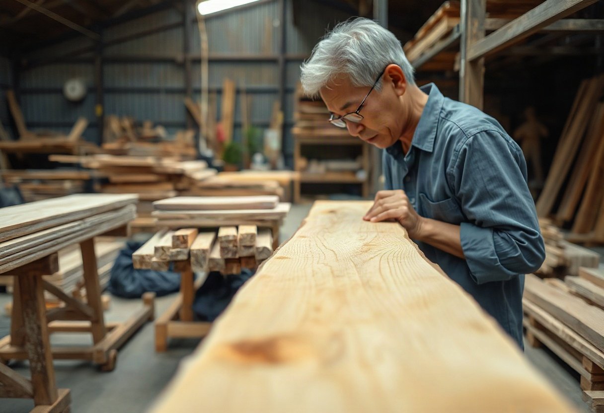 Kiểm tra chất lượng gỗ tần bì