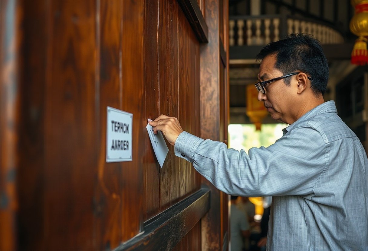 Kiểm tra định kỳ phát hiện mối mọt trên bàn thờ