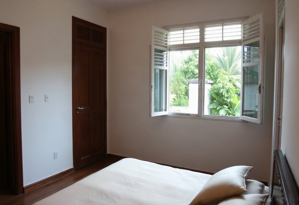 Lưu ý về cửa và cửa sổ phòng ngủ