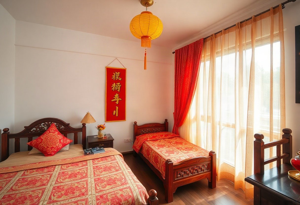 Màu sắc giường ngủ mang lại may mắn