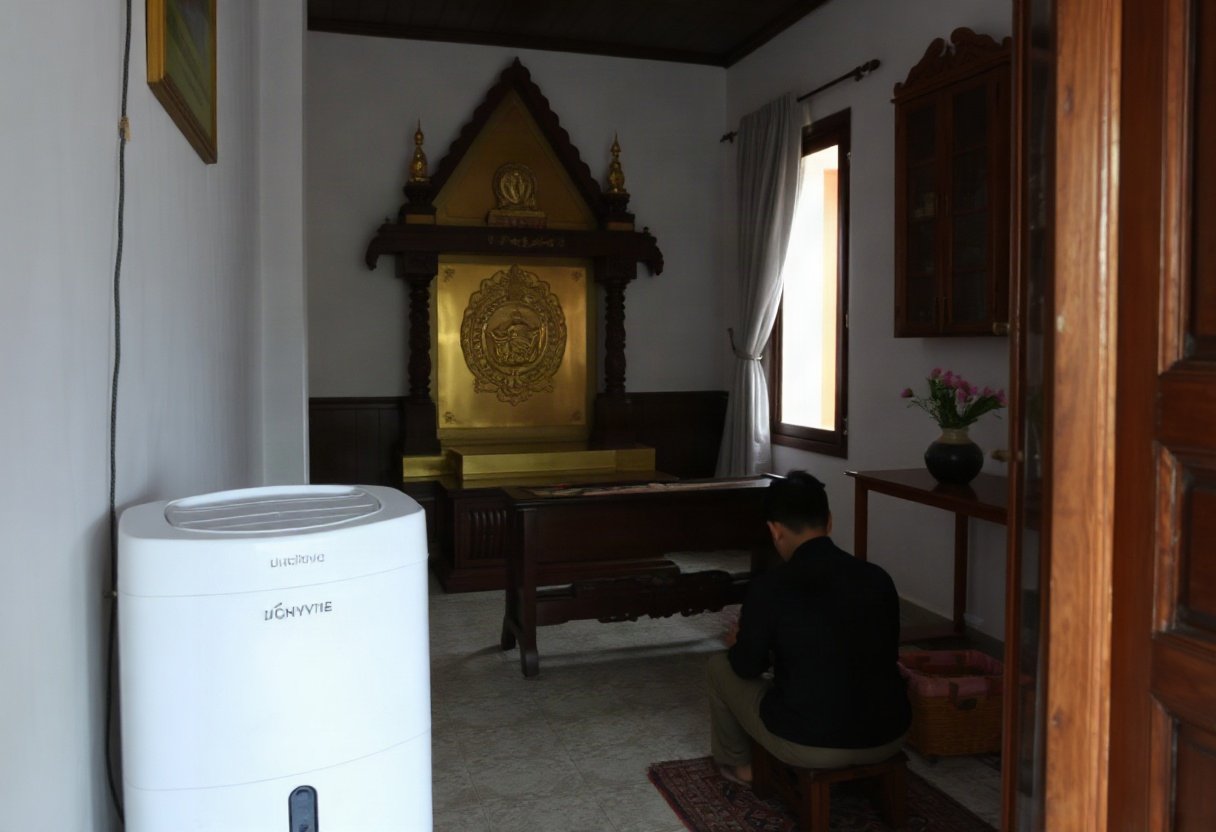 Máy hút ẩm cho phòng thờ