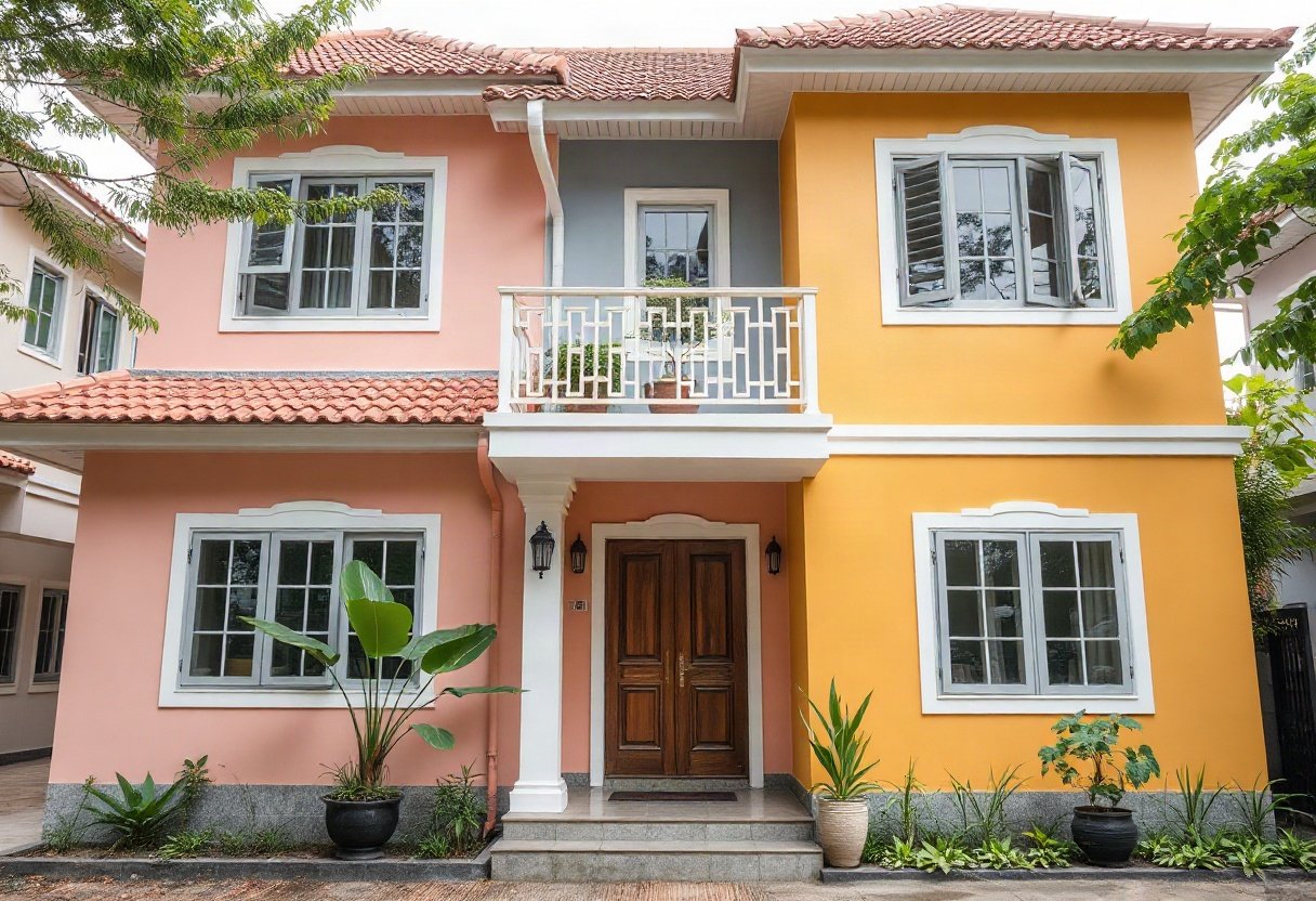 4 bí quyết giữ màu sơn ngoại thất bền đẹp cho ngôi nhà
