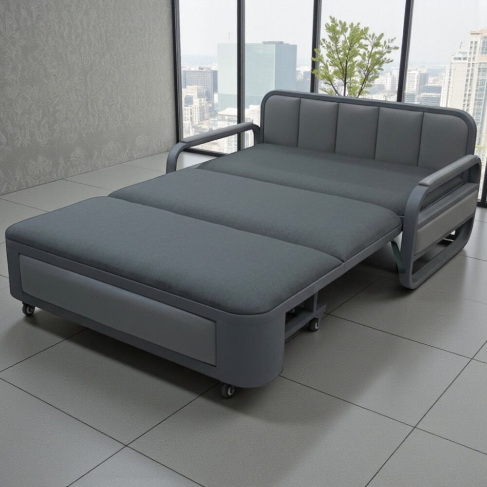 Ghế sofa kéo ra thành giường thông minh MS 3326 - mẫu thực tế tại xưởng