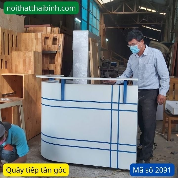 Quầy lễ tân 1m6