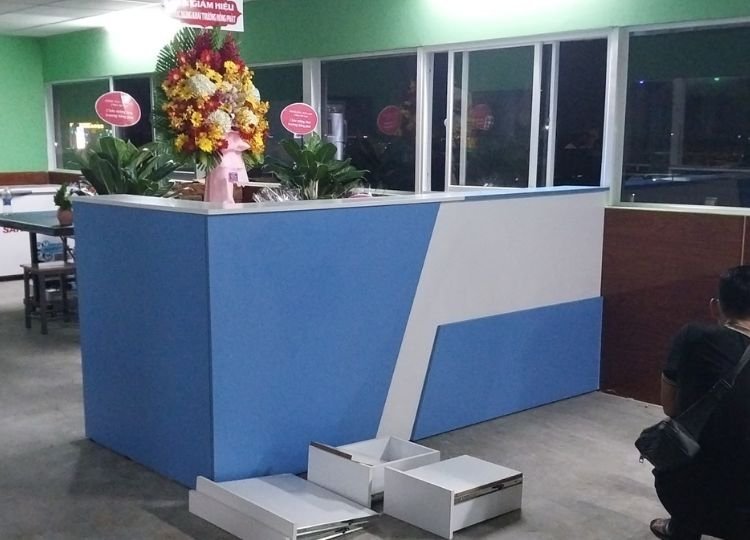 Quầy lễ tân đẹp Quầy lễ tân đẹp