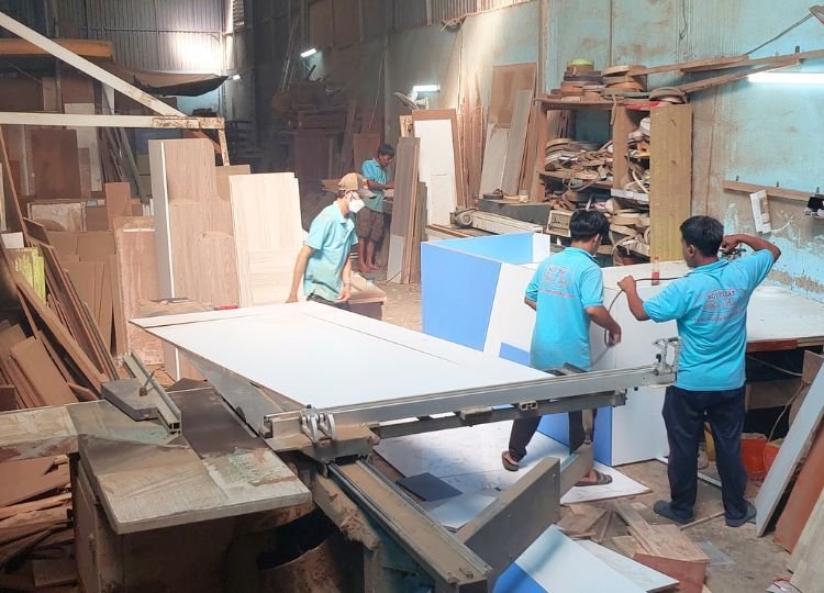 Quầy lễ tân đẹp hiện đại Quầy lễ tân đẹp hiện đại