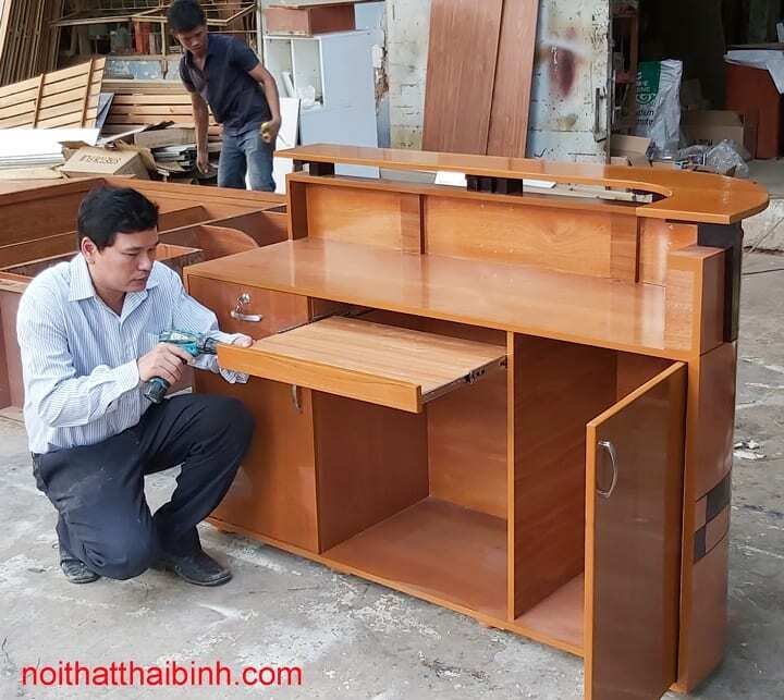 Quầy lễ tân đẹp giá rẻ