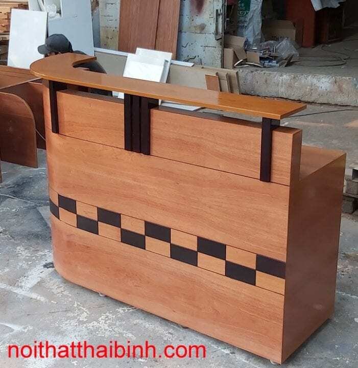 Quầy lễ tân đẹp cao cấp