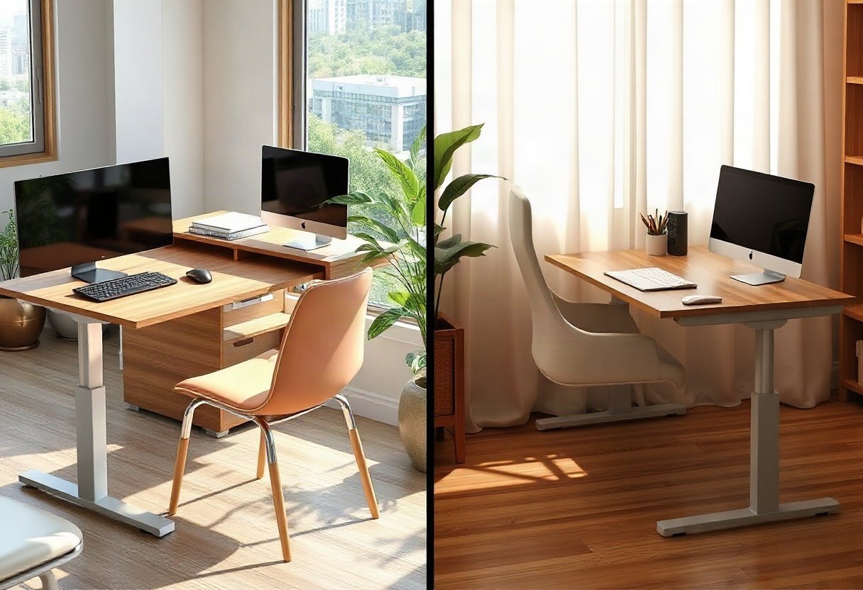 So sánh bàn chống gù và bàn học thông thường