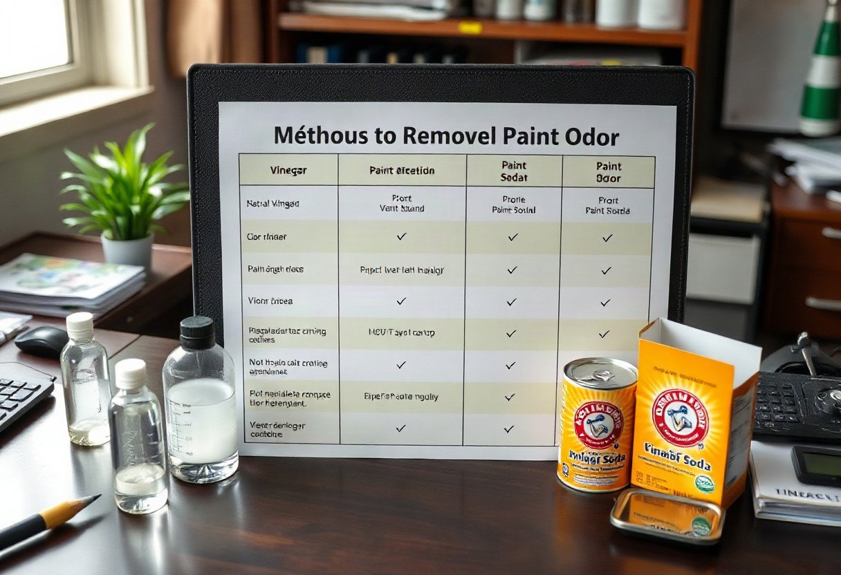So sánh phương pháp khử mùi sơn