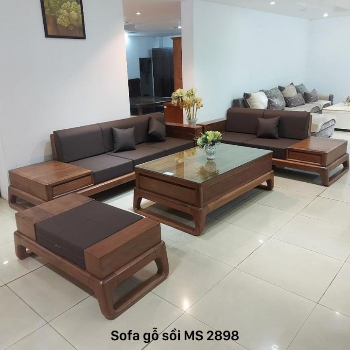 Bộ sofa gỗ hiện đại Bộ sofa gỗ hiện đại