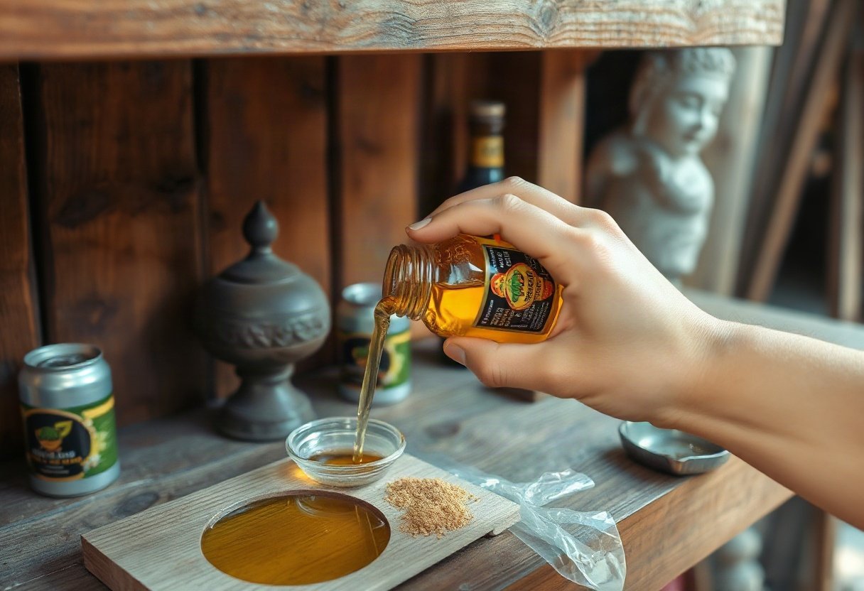Sử dụng dầu tự nhiên chống mối mọt cho bàn thờ