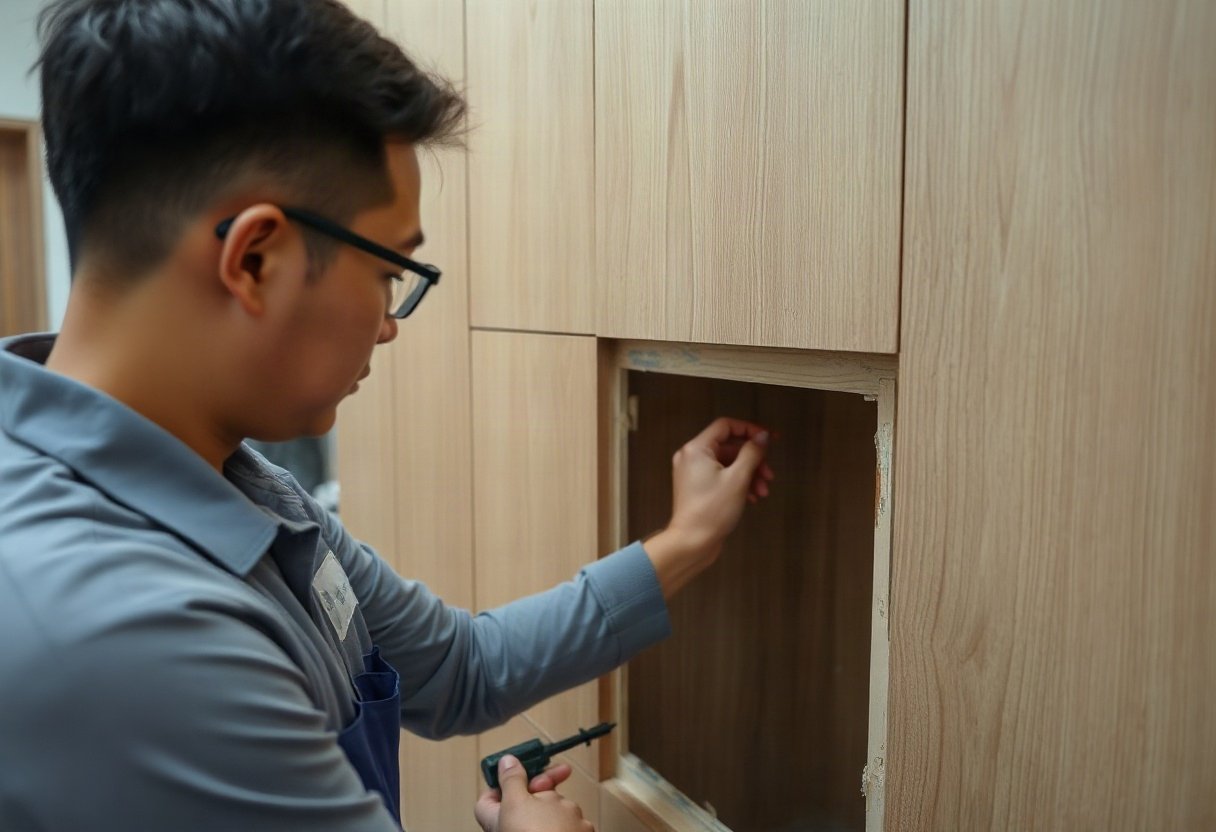 Sửa chữa tủ quần áo bị hư hỏng