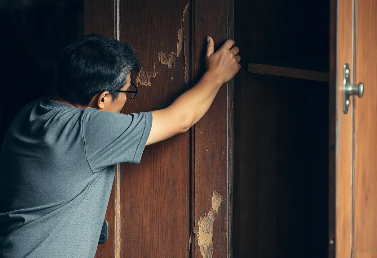 Sửa chữa tủ quần áo bị mối mọt