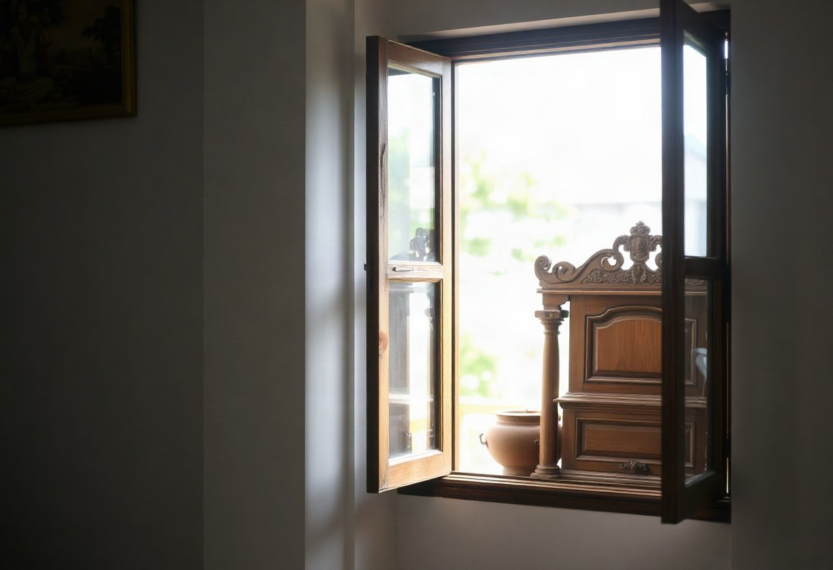 Thông gió bảo quản bàn thờ