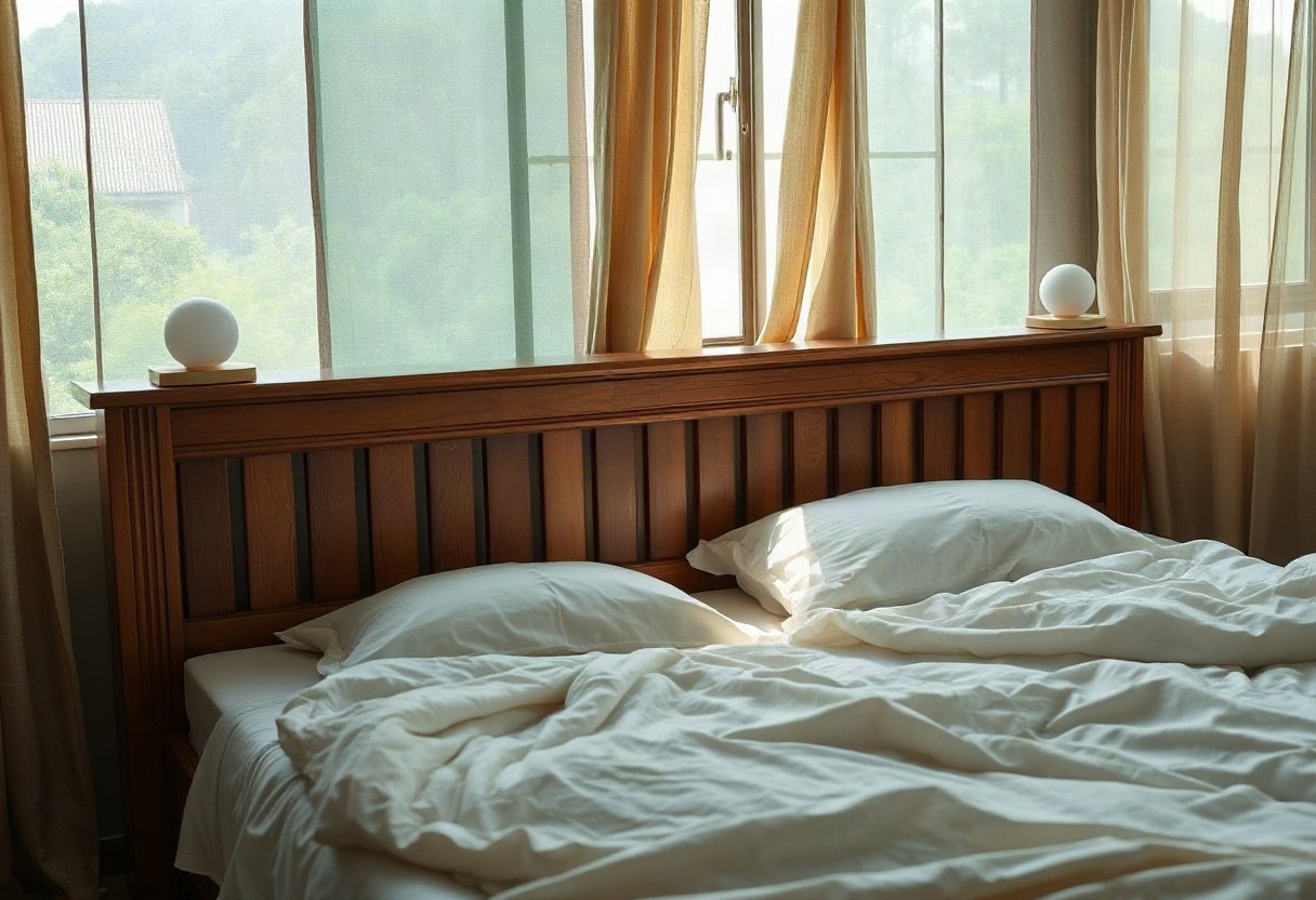 Tránh va đập mạnh vào giường gỗ hương