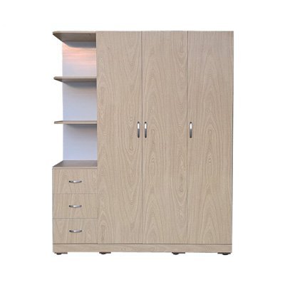 Tủ quần áo 3 cánh có kệ MS 2612