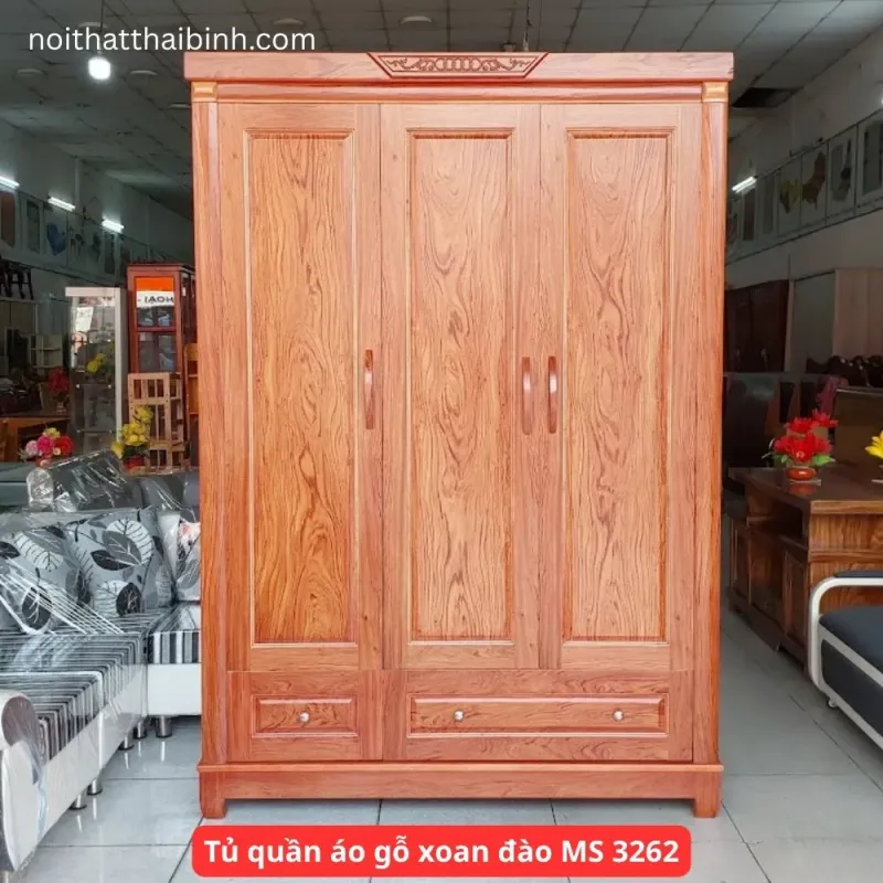Tủ Áo Gỗ Xoan Đào cao cấp