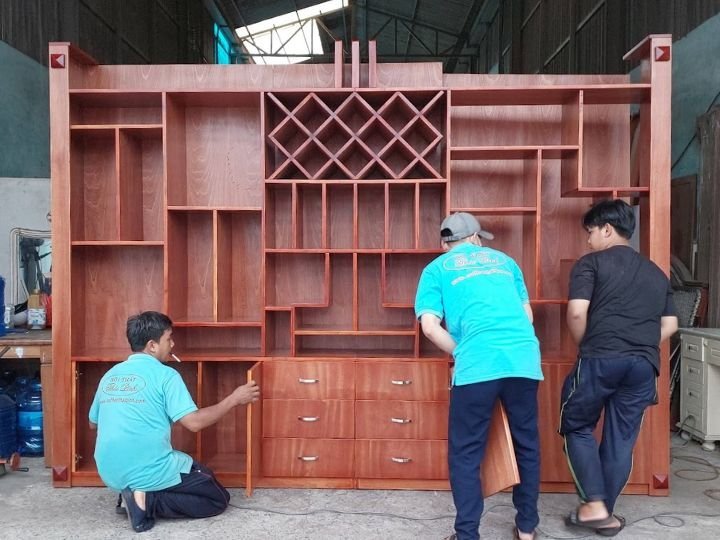 Tủ trang trí phòng khách gỗ Tủ trang trí phòng khách gỗ