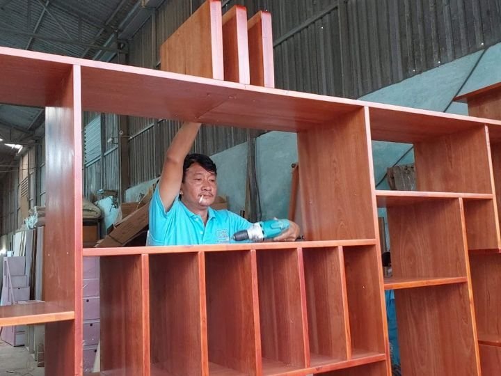 Tủ kệ trang trí phòng khách gỗ tự nhiên Tủ kệ trang trí phòng khách gỗ tự nhiên