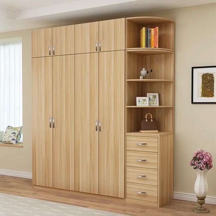 Tủ quần áo 2 tầng 4 cánh MS 2859