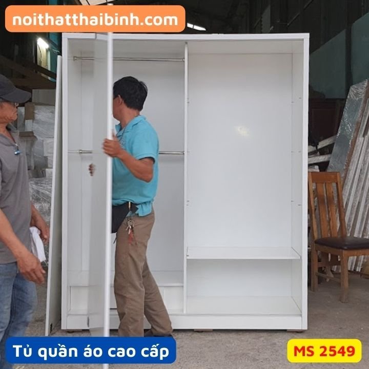 Tủ Quần Áo Cánh Lùa Cao Cấp MDF Lõi Xanh Chống Ẩm Bền Đẹp
