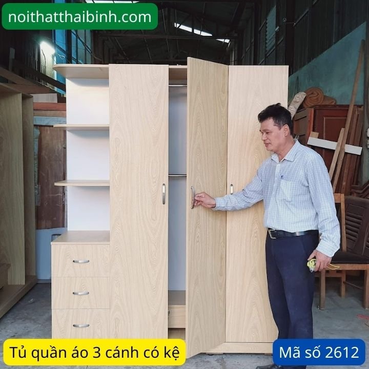 Tủ quần áo 3 cánh