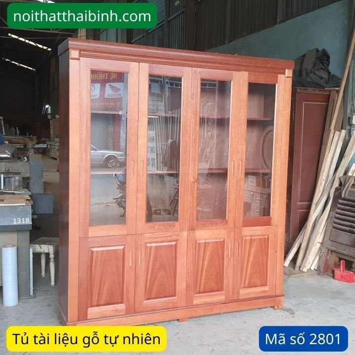 Tủ đựng tài liệu gỗ