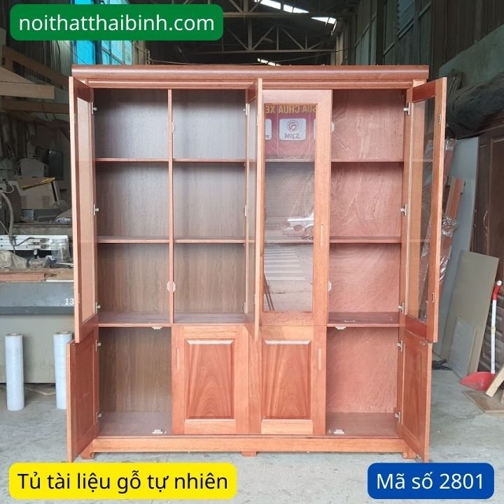Tủ hồ sơ gỗ tự nhiên