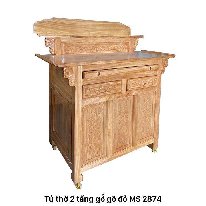 Tủ thờ 2 tầng bằng gỗ Tủ thờ 2 tầng bằng gỗ