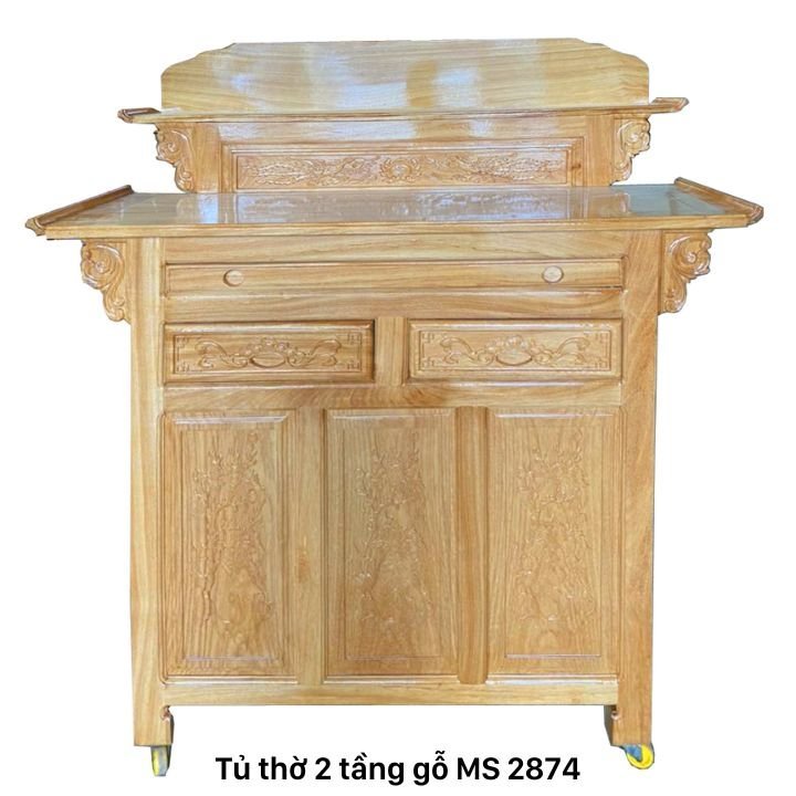 Mẫu bàn thờ 2 tầng đẹp Mẫu bàn thờ 2 tầng đẹp