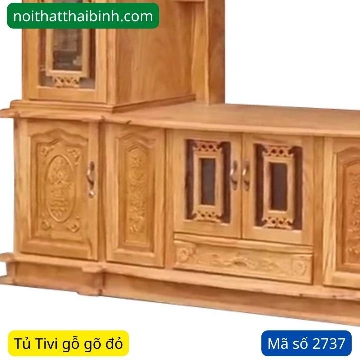 Tủ kệ tivi gỗ tự nhiên đẹp