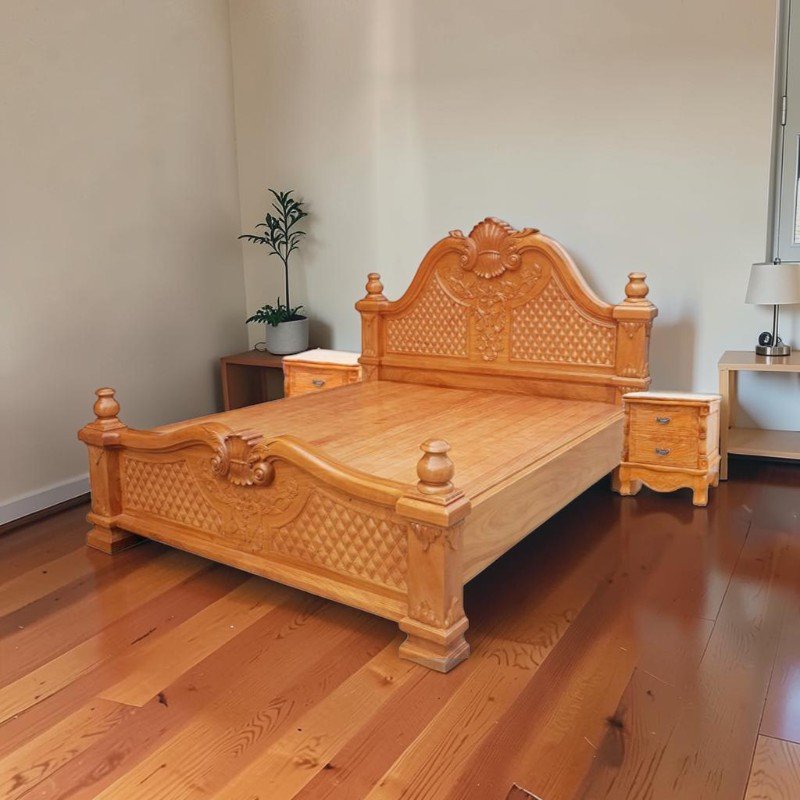 4 cách chọn kích thước giường gỗ tự nhiên phù hợp không gian