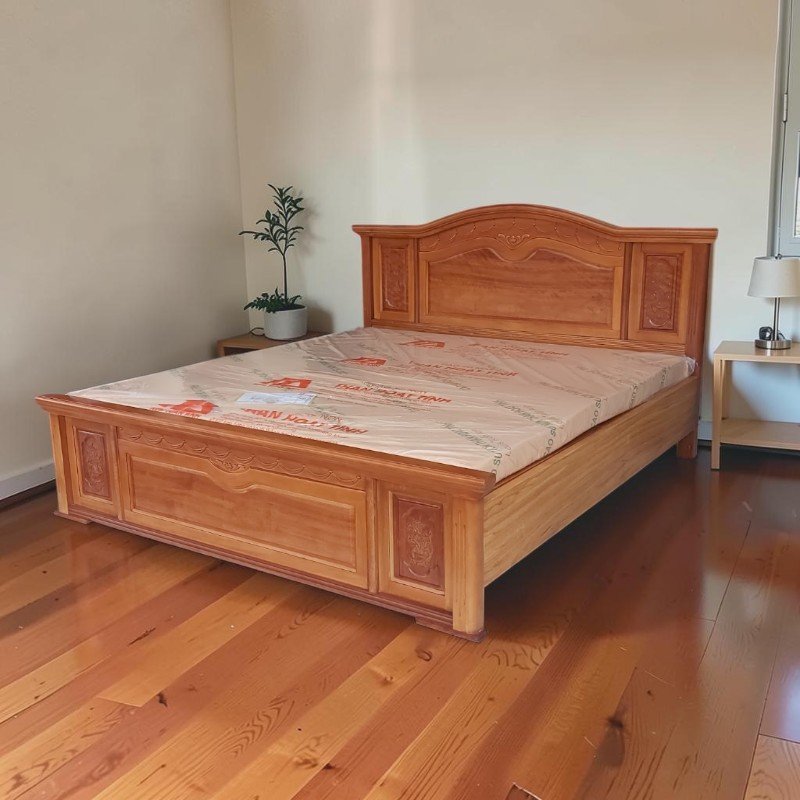 4 cách chọn kích thước giường gỗ tự nhiên phù hợp không gian