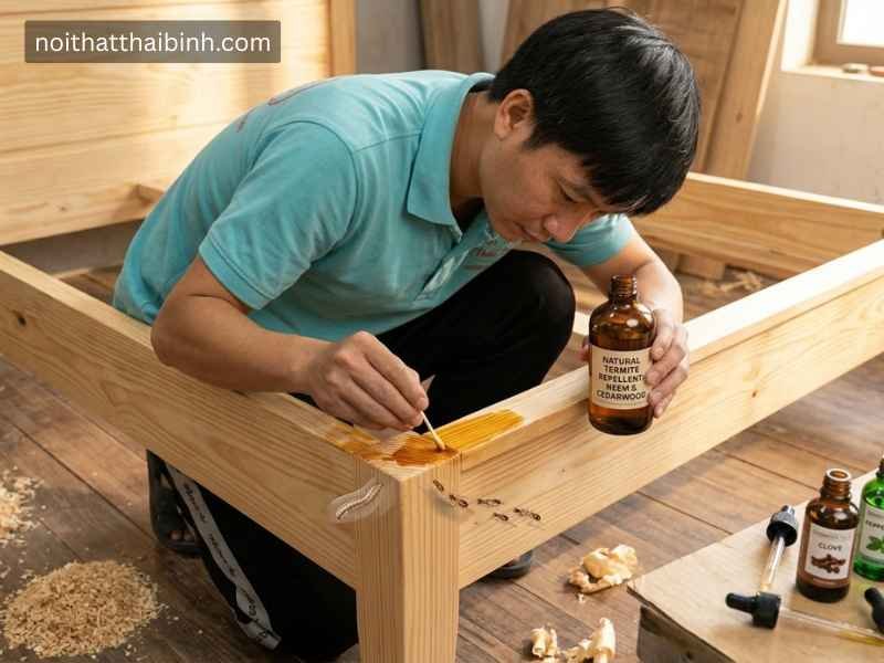 5 cách sửa giường ngủ bị mối mọt tại nhà đơn giản