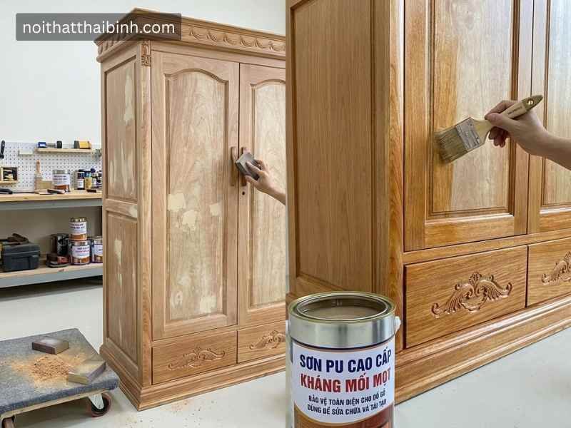 5 cách xử lý tủ quần áo gỗ tự nhiên bị mối mọt