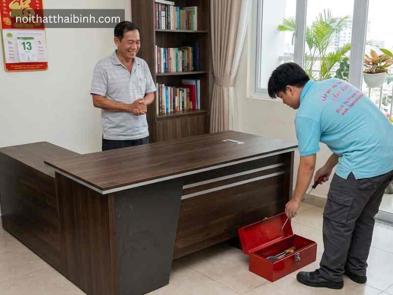 7 Bí Quyết Sắp Xếp Bàn Giám Đốc Chuẩn Phong Thủy Phát Tài