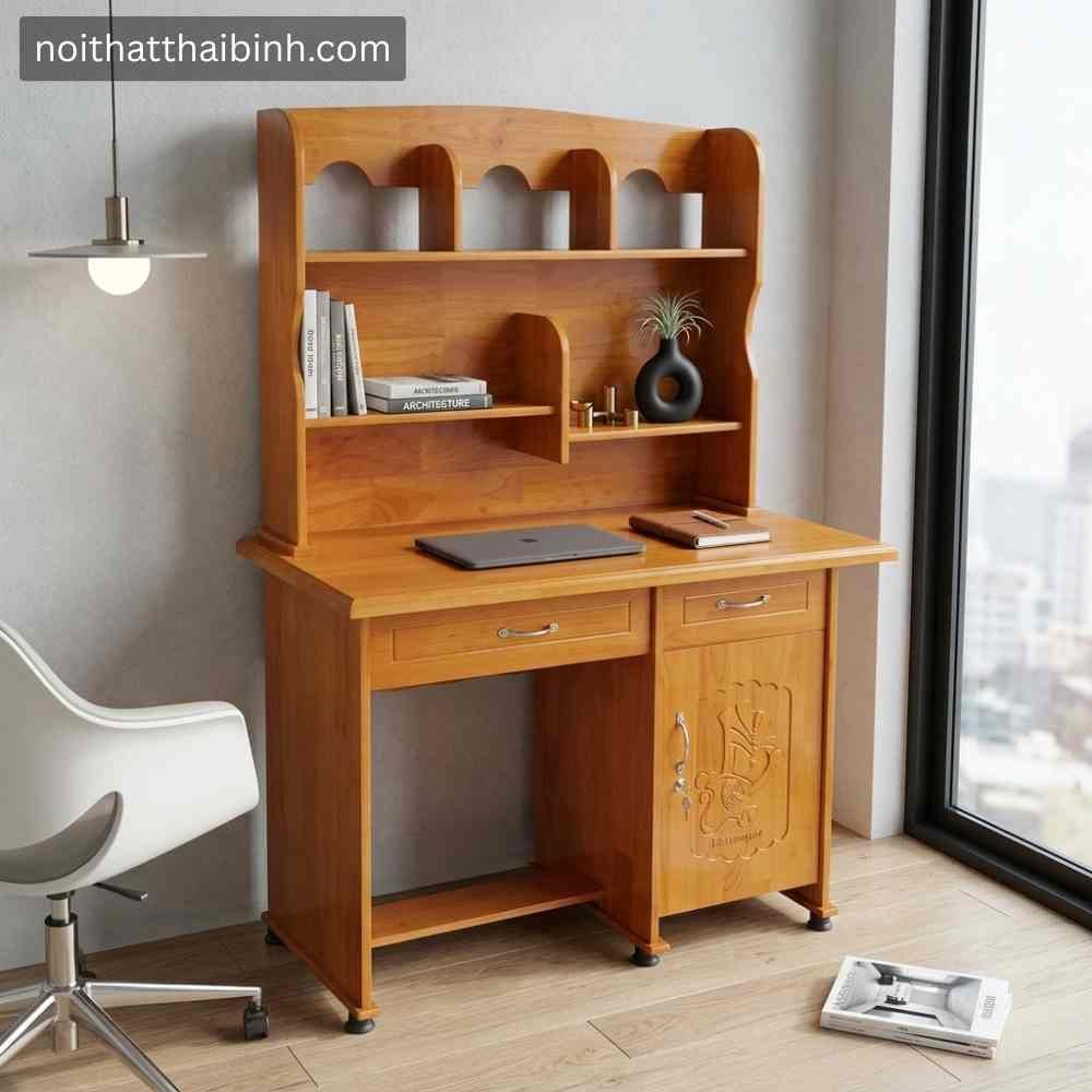 Bàn học cho bé gỗ cao su