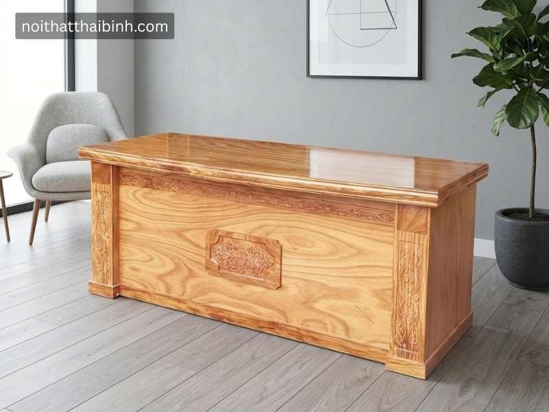 Bàn Làm Việc Gỗ Gõ Đỏ Hợp Tuổi Giám Đốc