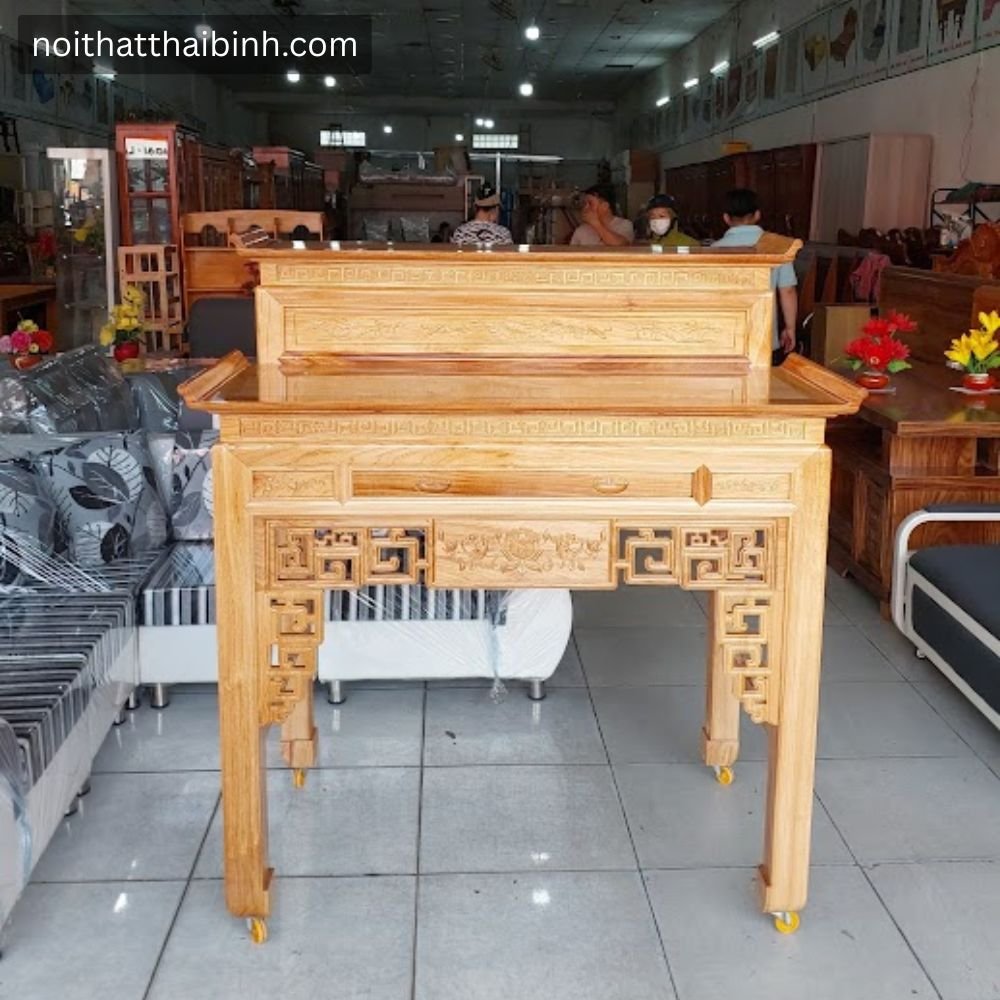 Bàn thờ 2 tầng hiện đại