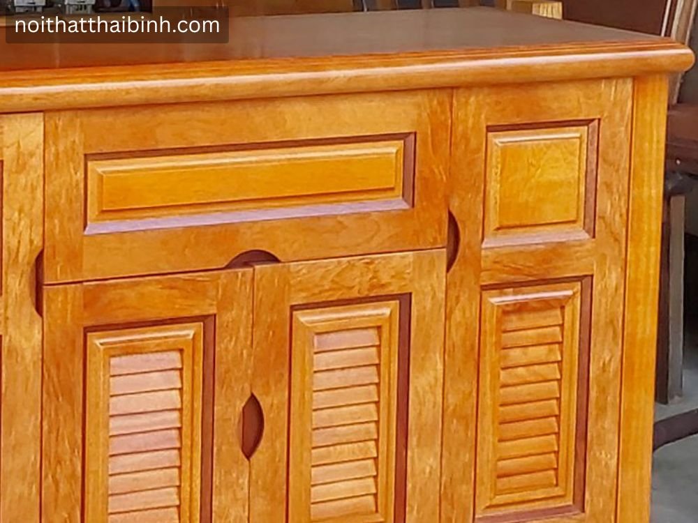 Tủ giày gỗ xoan đào - Mã số 3258