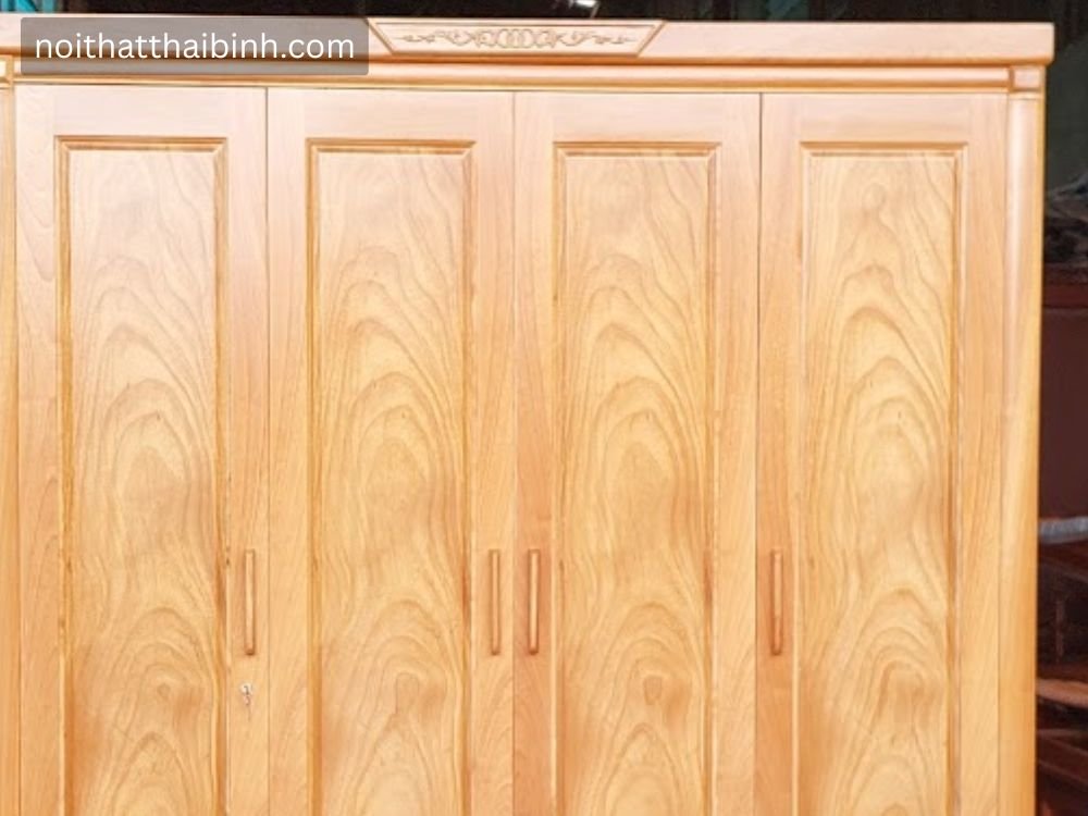 Tủ Quần Áo Gỗ Tự Nhiên Cao Cấp – Mã số 3292
